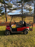 Club Car Onward Gas 4 Passenger Candy Apple Red  Golf Cart