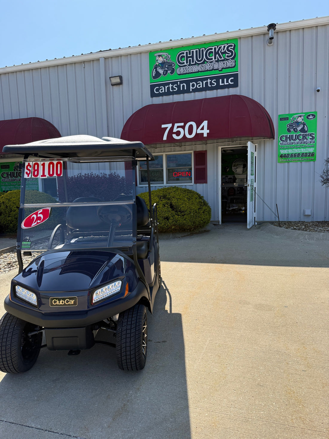 2025 Club Car Tempo 4 Passenger Electric Golf Cart