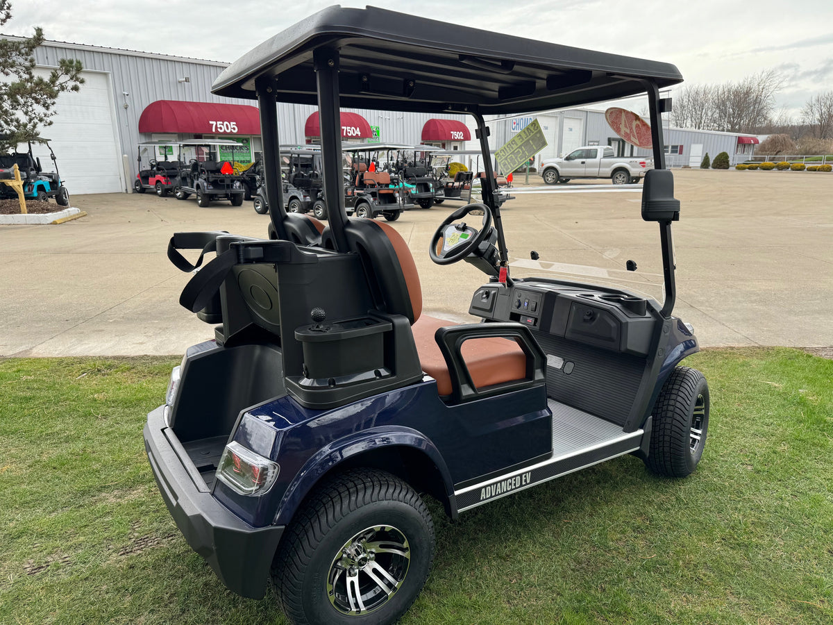 Advanced Ev Advent 2 Passenger Golfer Lithium Electric Golf Cart