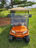 Club Car Onward Gas 4 Passenger Custom Orange  Golf Cart