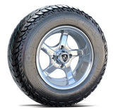 Fairway Alloy 12" Rallye Aluminum Polished Wheel & Tire Combo