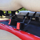 Golf Cart Seat Belt Bracket w/ Two Retractable Seat Belts