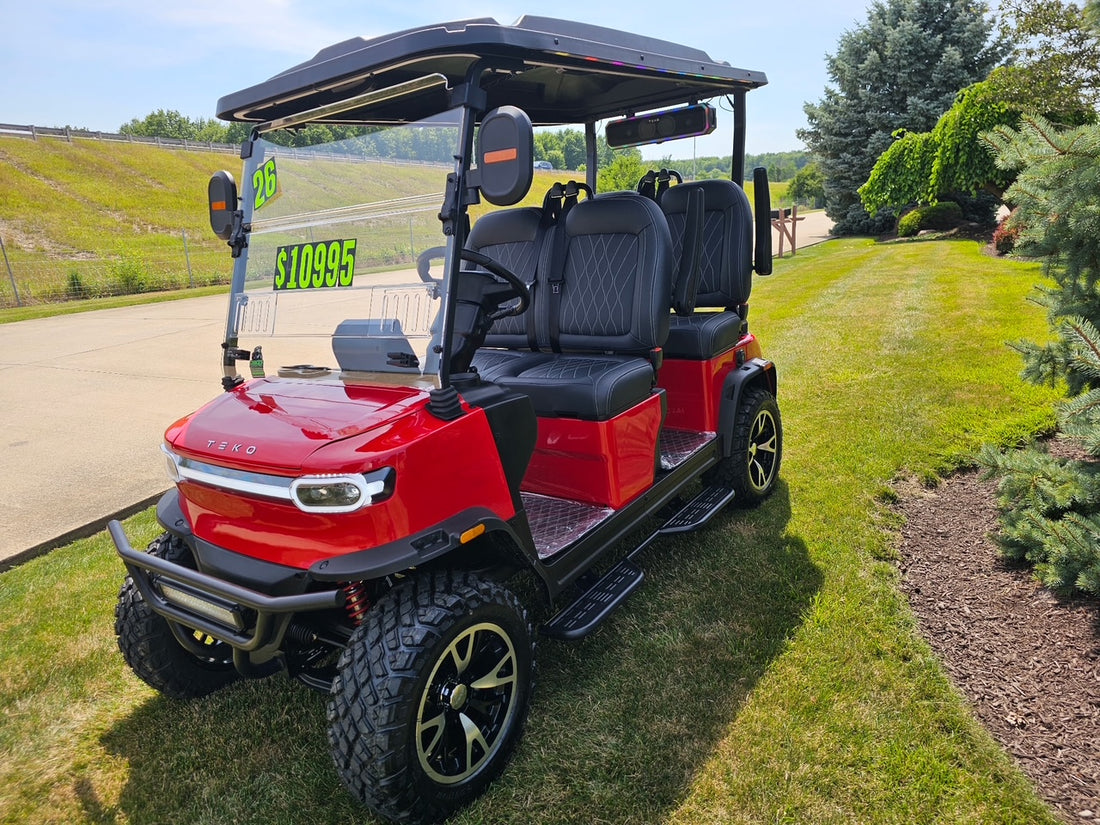 2026 Teko Trophy Lsv Lithium Electric  Four Forward Four Seater  Street Ready  Golf Cart