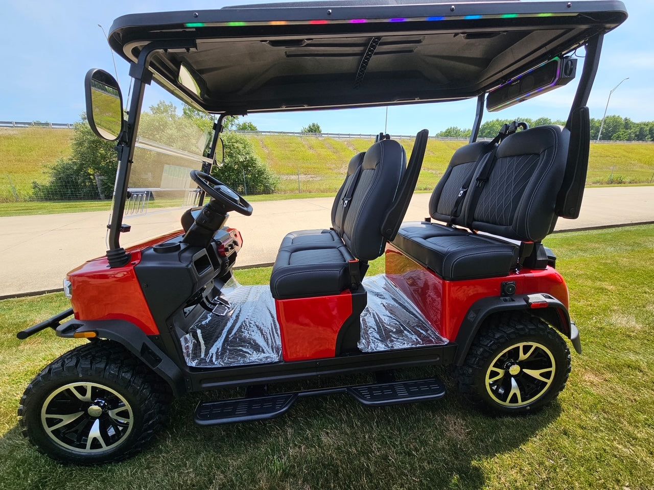 2026 Teko Trophy Lsv Lithium Electric  Four Forward Four Seater  Street Ready  Golf Cart