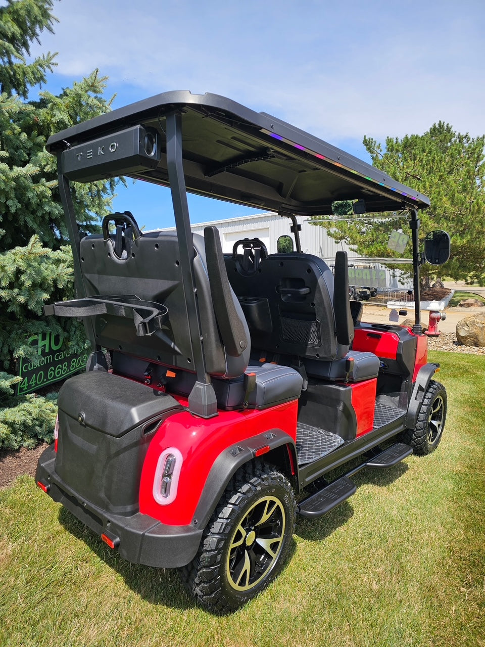 2026 Teko Trophy Lsv Lithium Electric  Four Forward Four Seater  Street Ready  Golf Cart