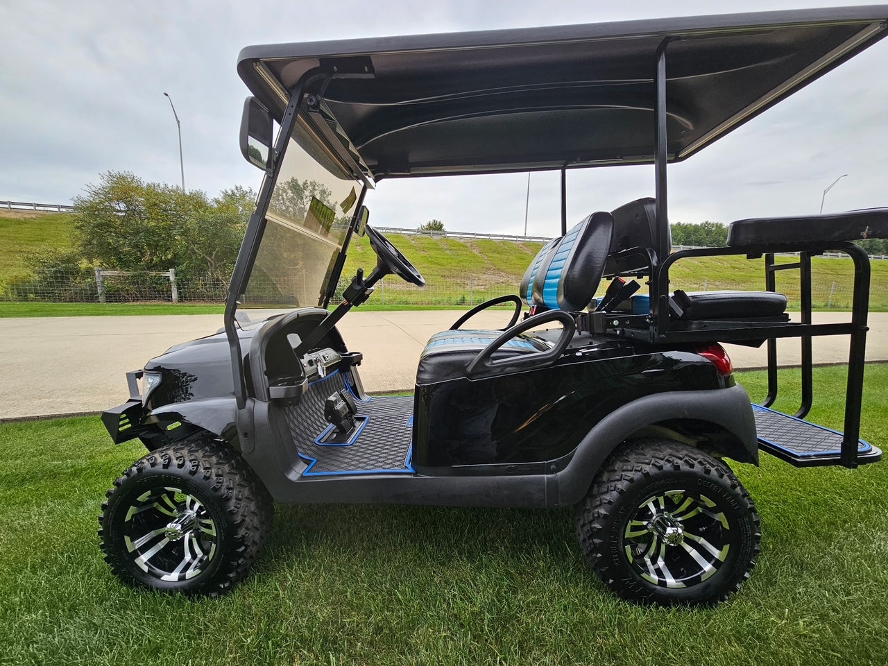 2015 Club Car Precedent Lifted  Electric Four Passenger Street Ready