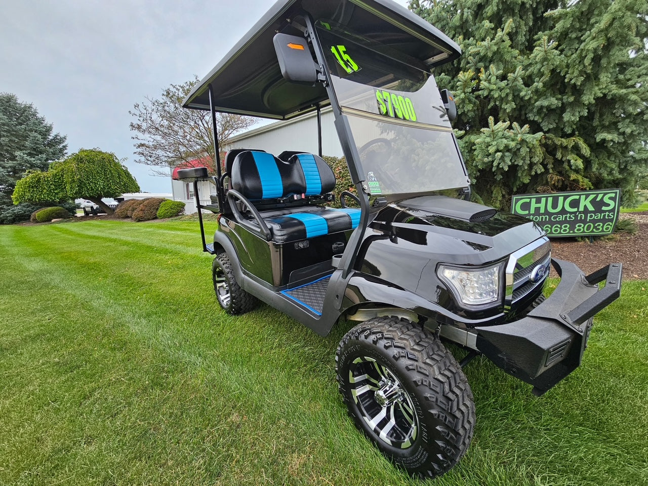 2015 Club Car Precedent Lifted  Electric Four Passenger Street Ready