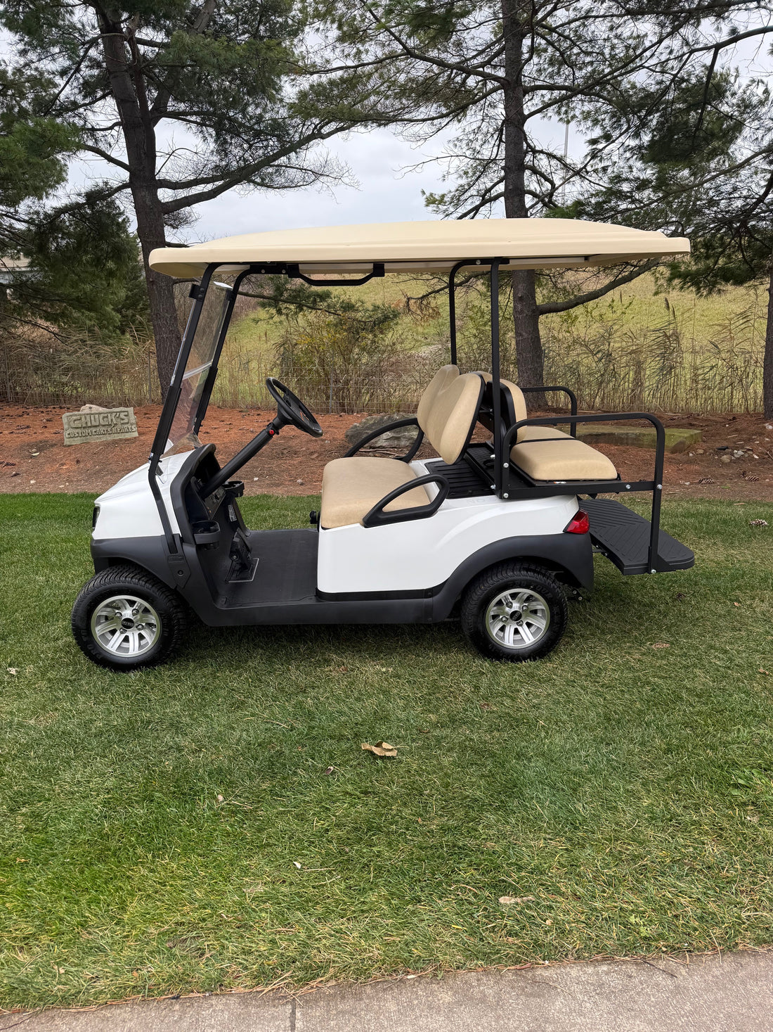 2022 Club Car Tempo White Gas 4 Passenger Golf Cart