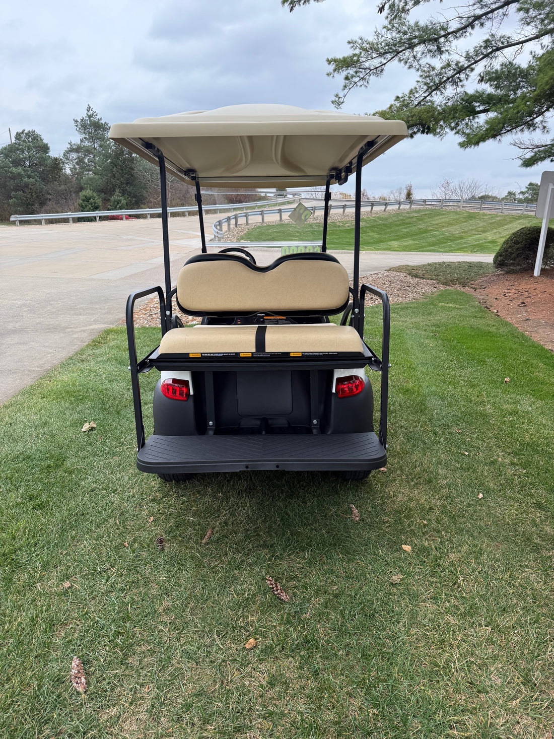 2022 Club Car Tempo White Gas 4 Passenger Golf Cart