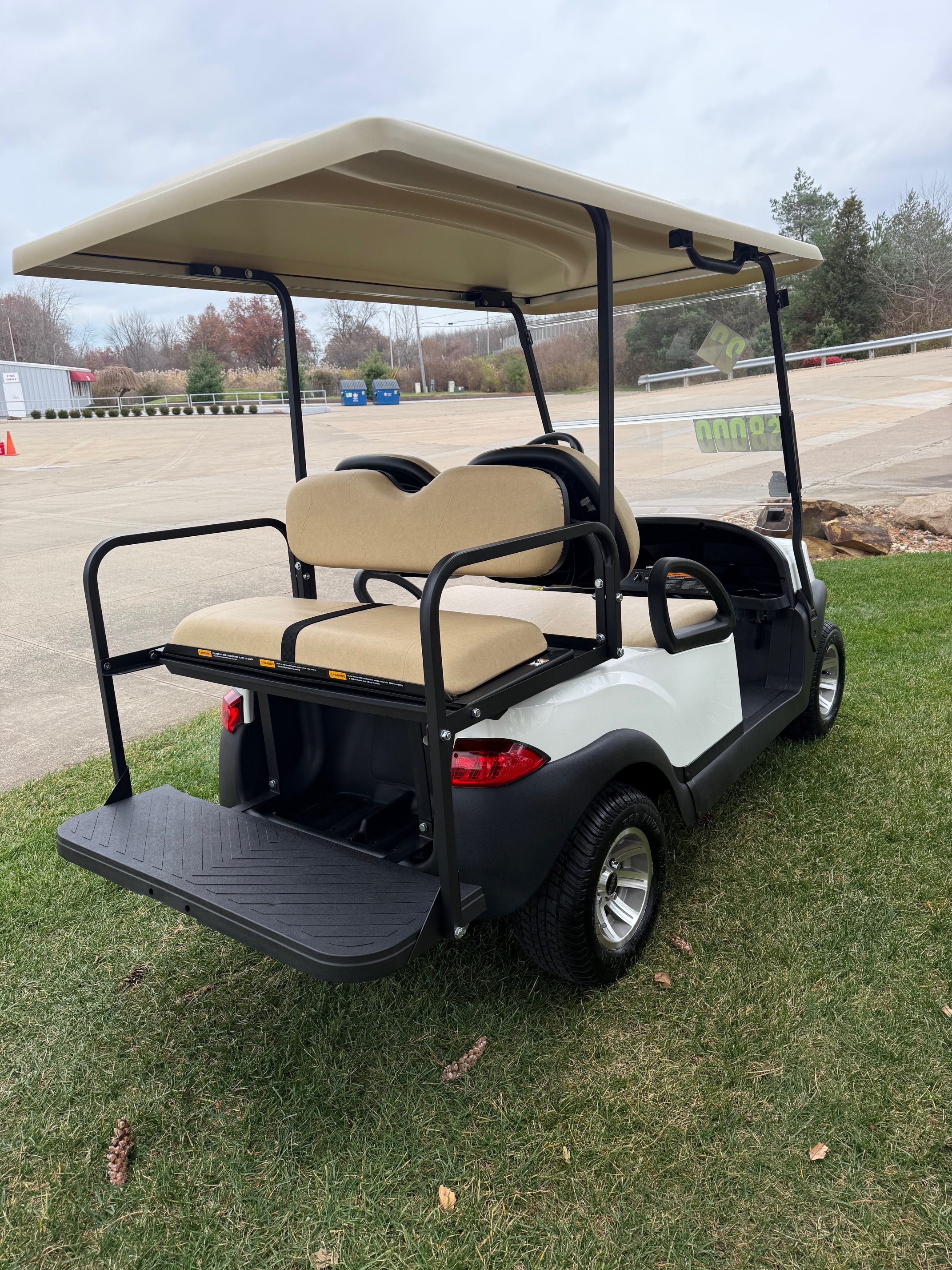 2022 Club Car Tempo White Gas 4 Passenger Golf Cart