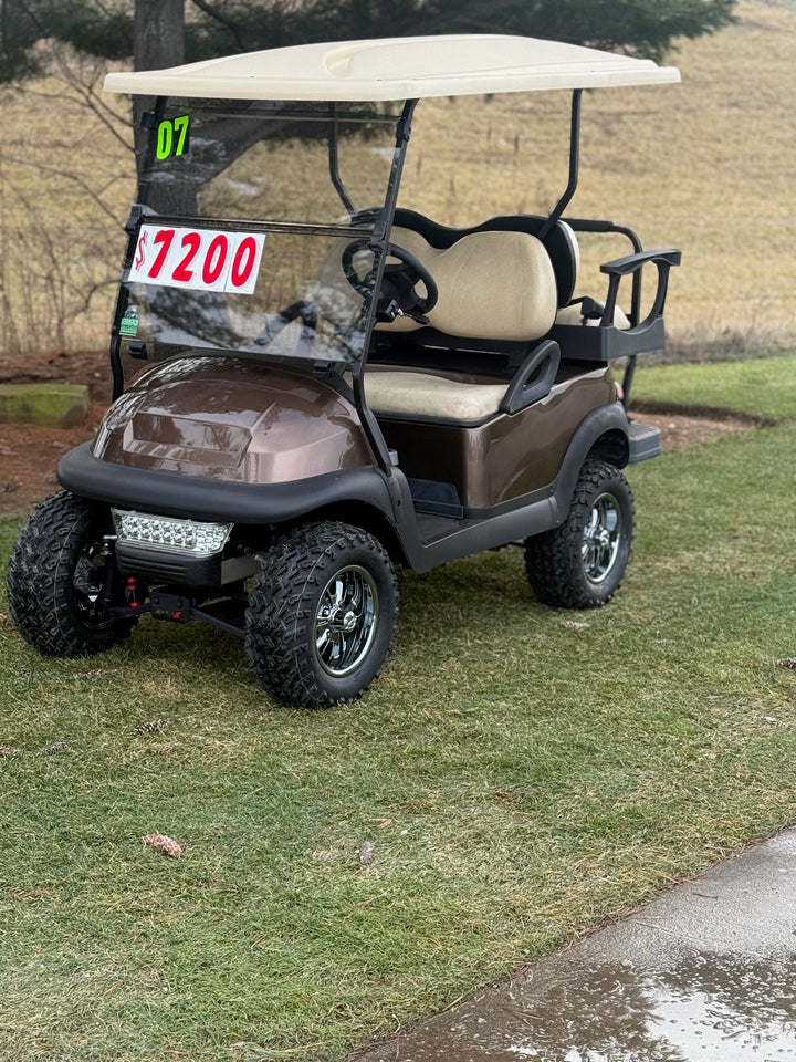 2007 Club Car Precedent Lifted  Electric Four Passenger Street Ready