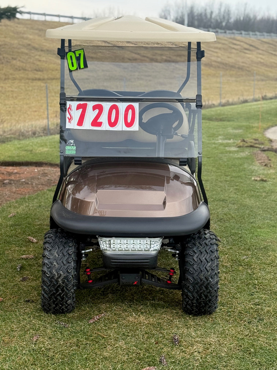 2007 Club Car Precedent Lifted  Electric Four Passenger Street Ready