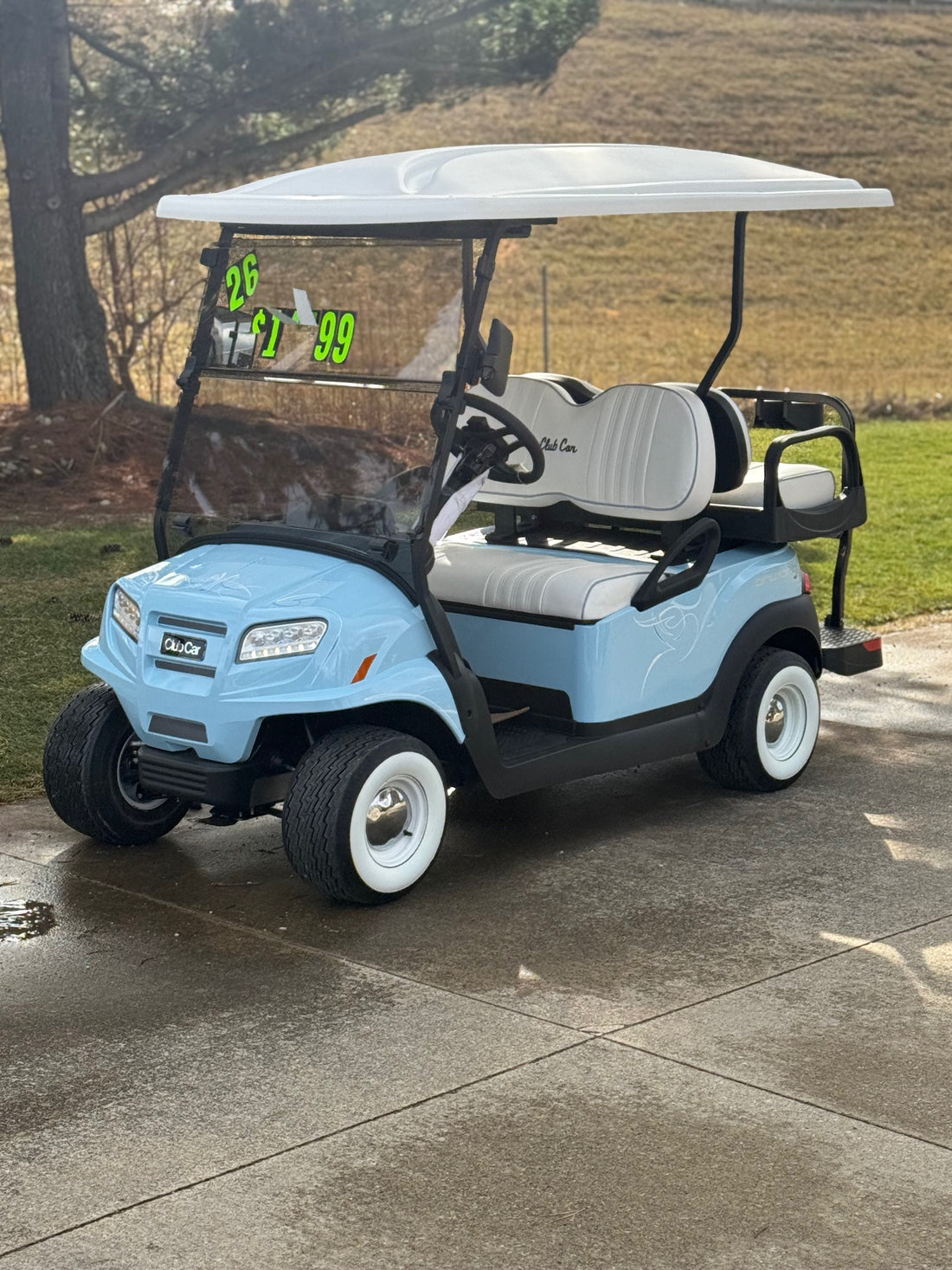 2026 Club Car Onward  Hp Light Blue   Four  Passenger Golf Cart
