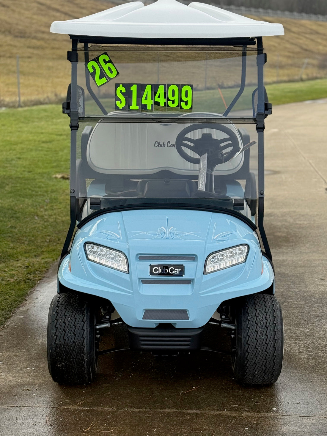 2026 Club Car Onward  Hp Light Blue   Four  Passenger Golf Cart