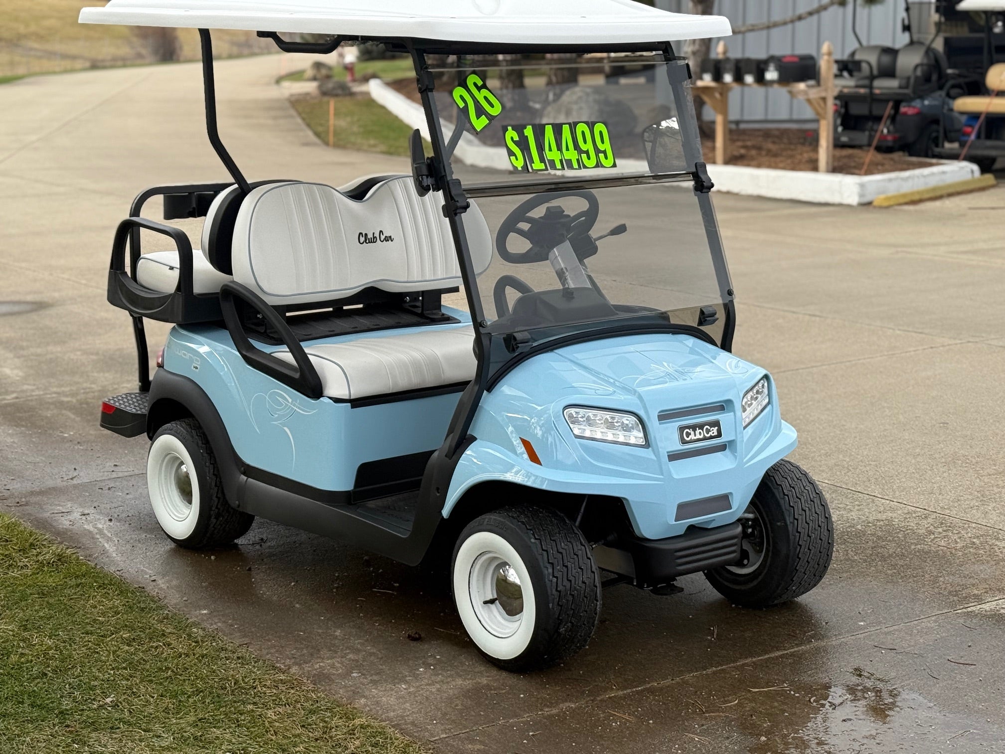 2026 Club Car Onward  Hp Light Blue   Four  Passenger Golf Cart