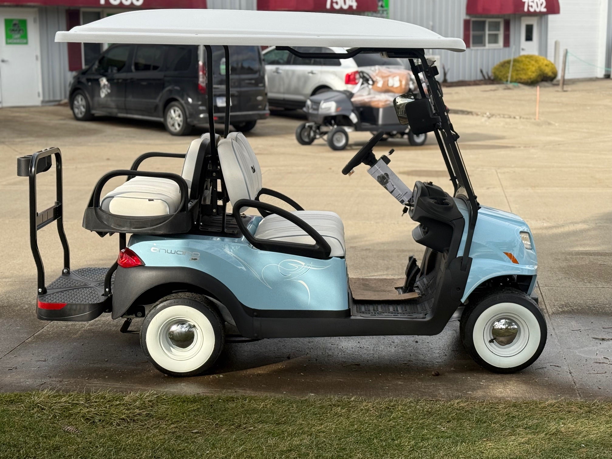 2026 Club Car Onward  Hp Light Blue   Four  Passenger Golf Cart