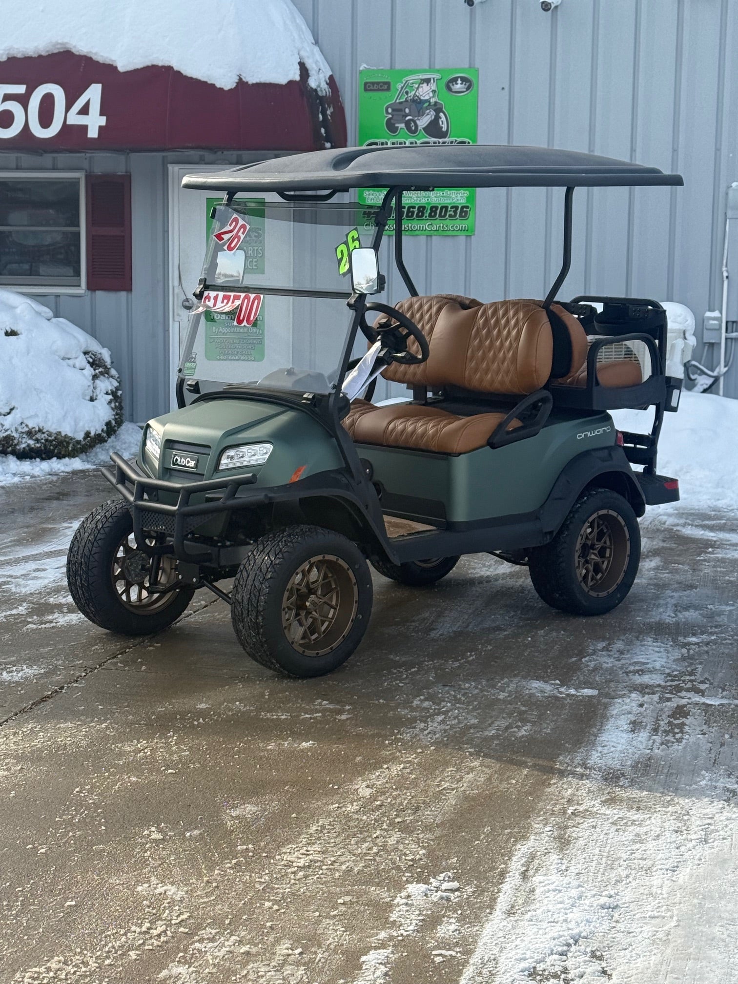 2026 Club Car Onward  Hp Lithium Lifted  Four Passenger Golf Cart