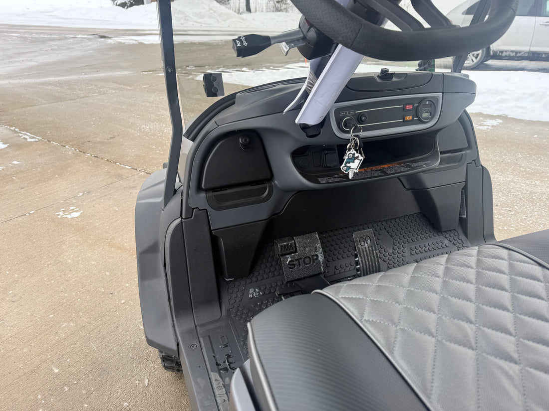 2026 Club Car Lifted Matt Grey Onward Gas Four Passenger  Golf Cart