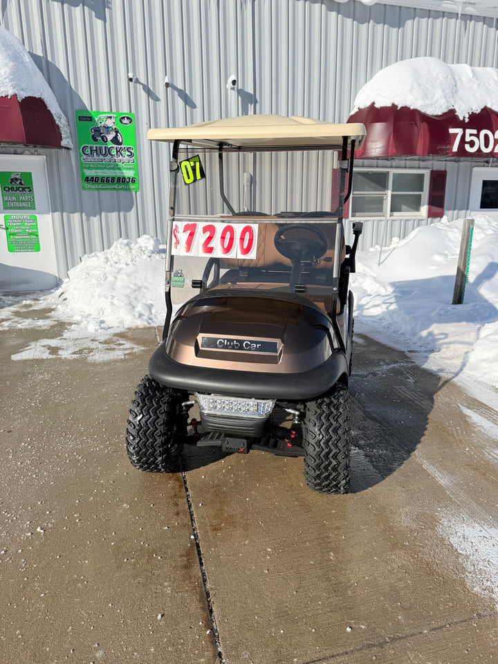 2007 Club Car Precedent Lifted  Electric Four Passenger Street Ready