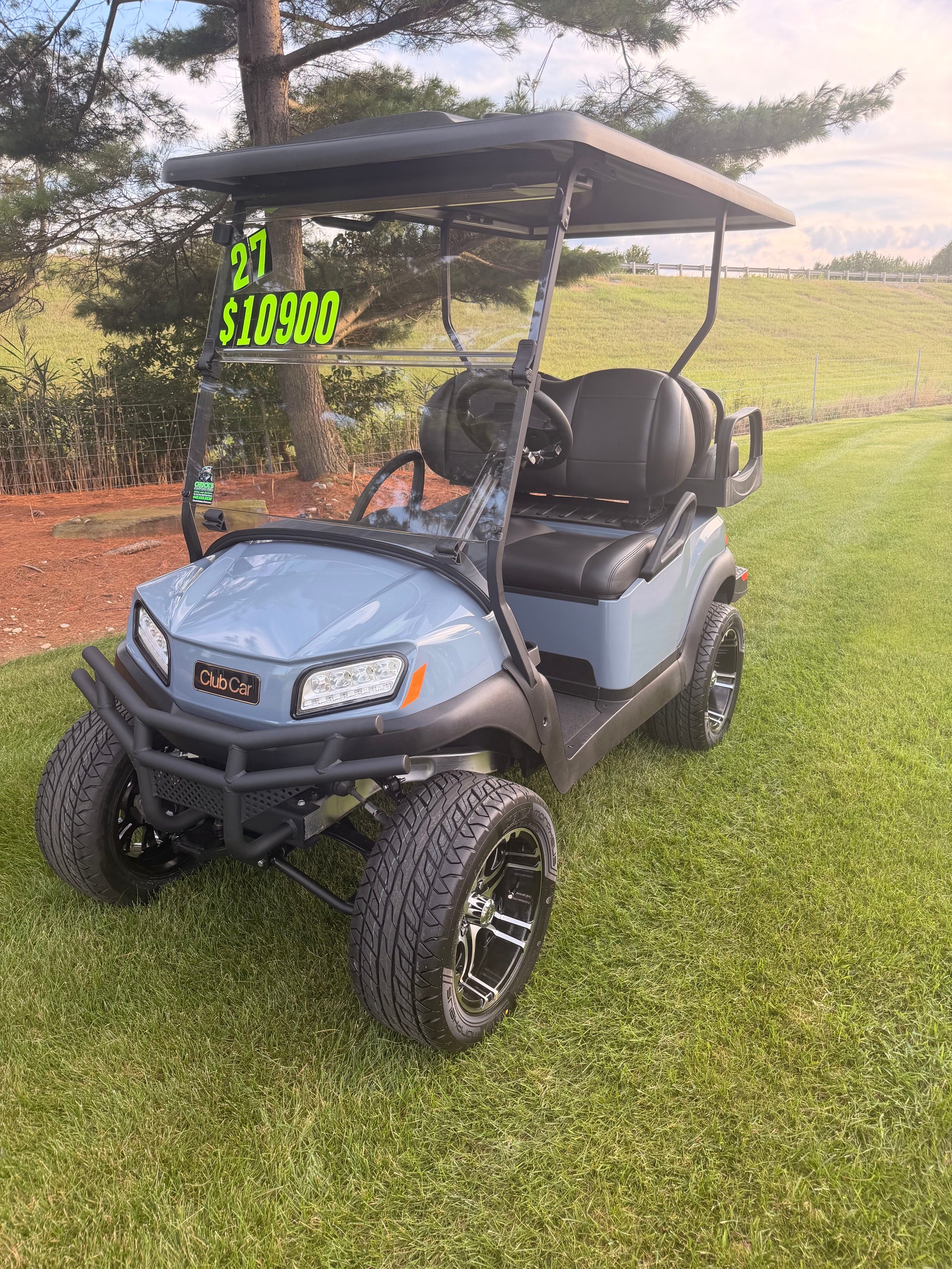 2027 Club Car Tempo CPO 4 PassengerLifted Electric Golf Cart