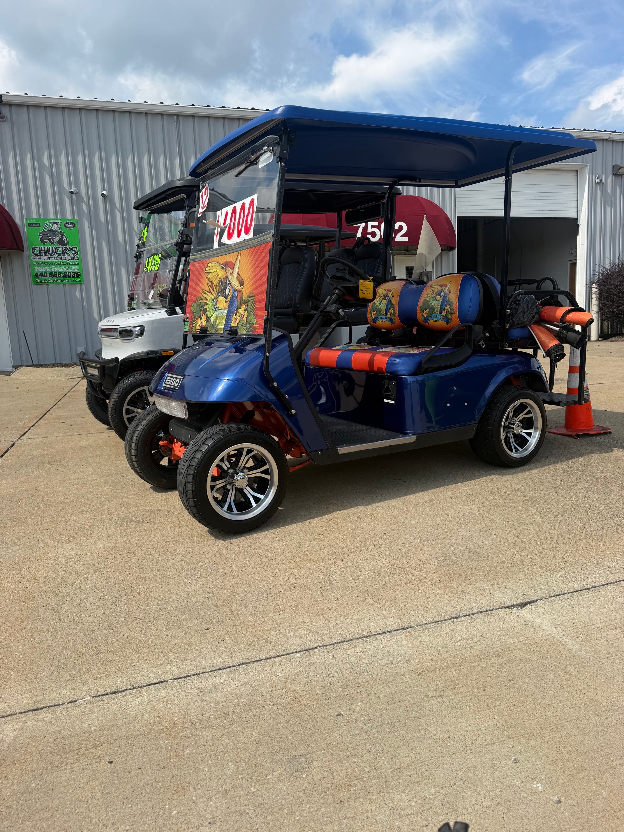Ezgo Txt  Electric Four Passenger Golf Cart Street Ready