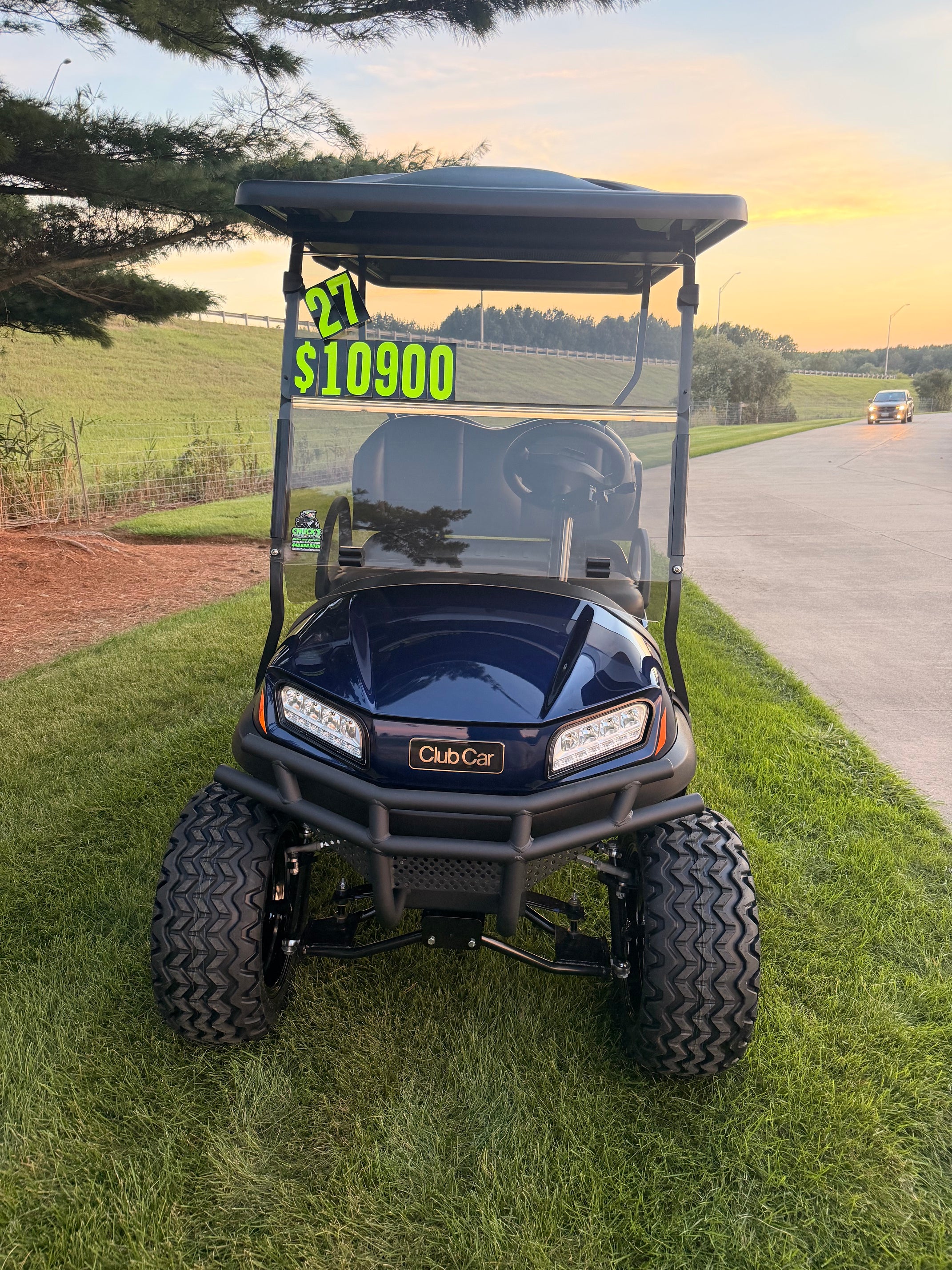 2027 Club Car Tempo CPO 4 PassengerLifted Electric Golf Cart