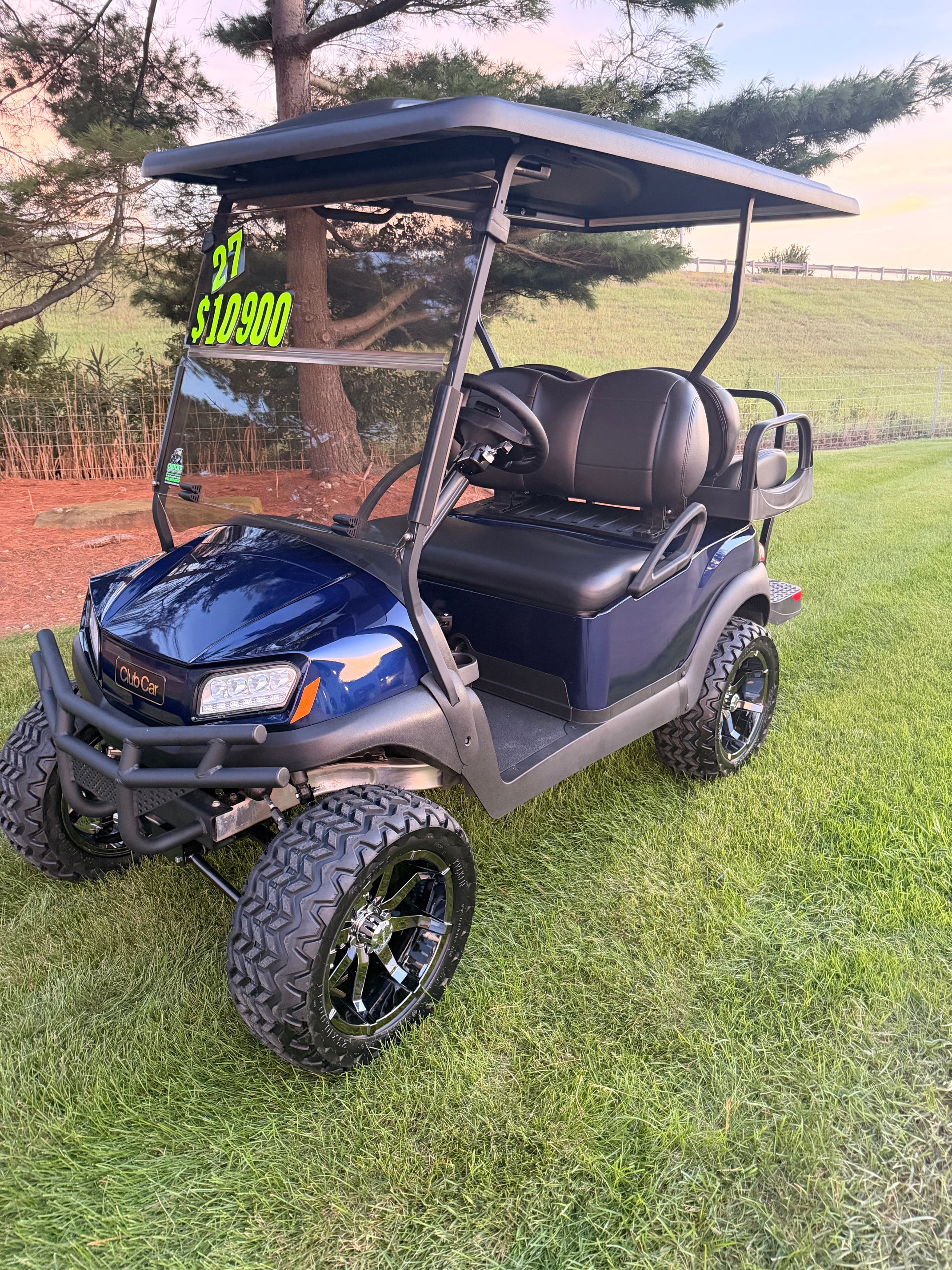2027 Club Car Tempo CPO 4 PassengerLifted Electric Golf Cart