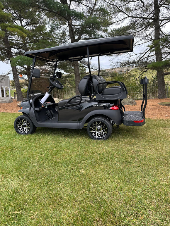 Club Car Onward Gas 4 Passenger Metalic Black  Golf Cart