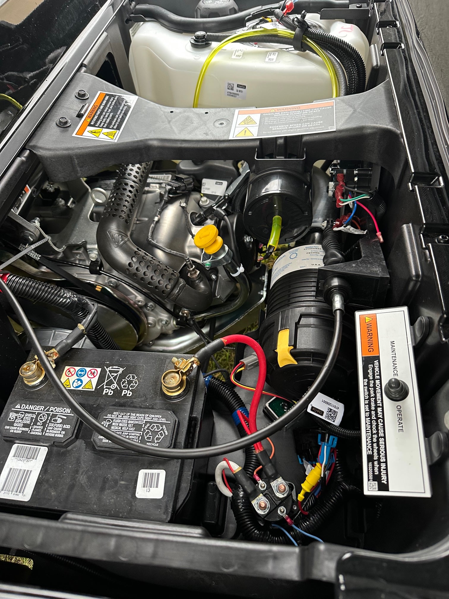 Club Car Onward Gas 4 Passenger Metalic Black  Golf Cart