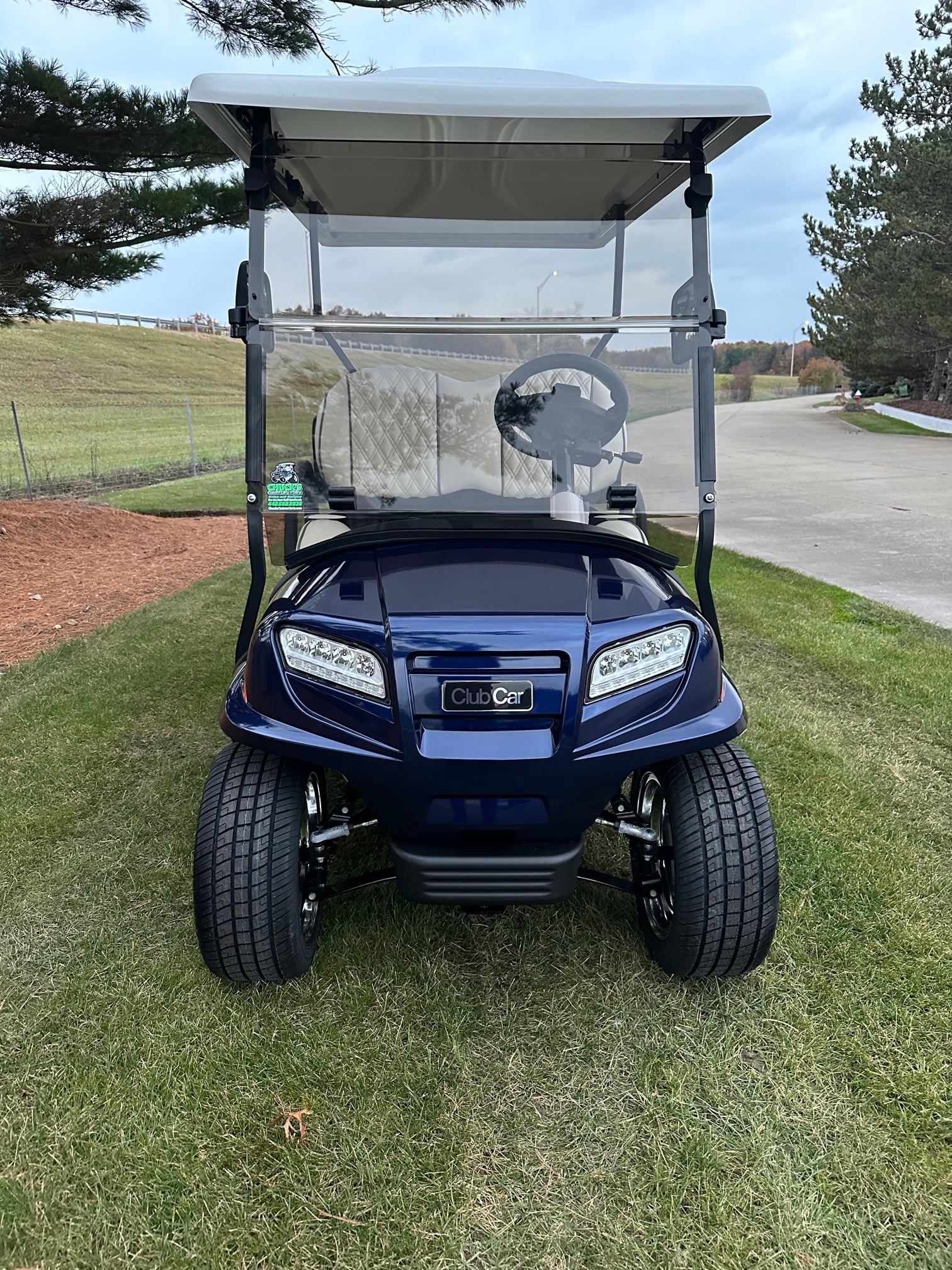 2025 Club Car Onward Gas 4 Passenger Blue Onyx Golf Cart