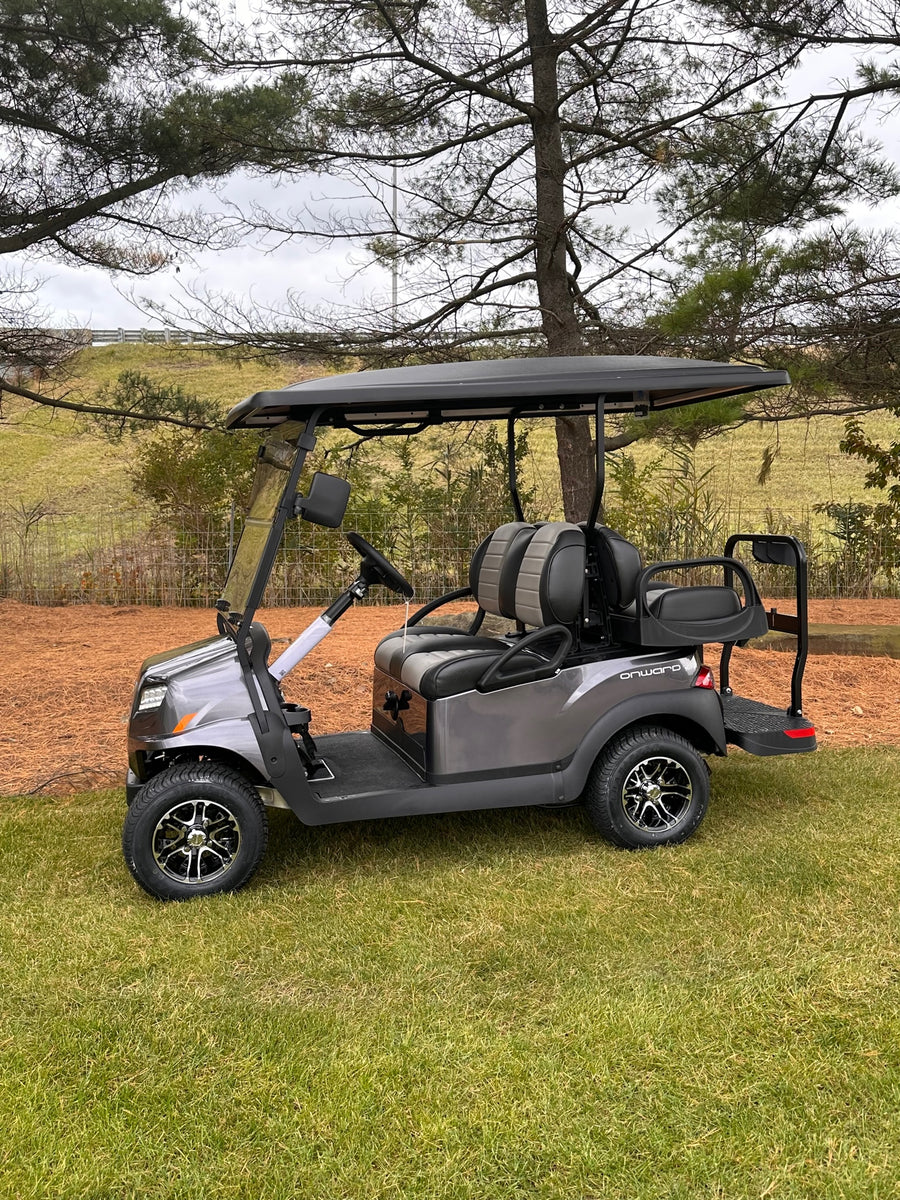 2024 Club Car Onward Gas 4 Passenger Dark Silver Golf Cart Chuck's