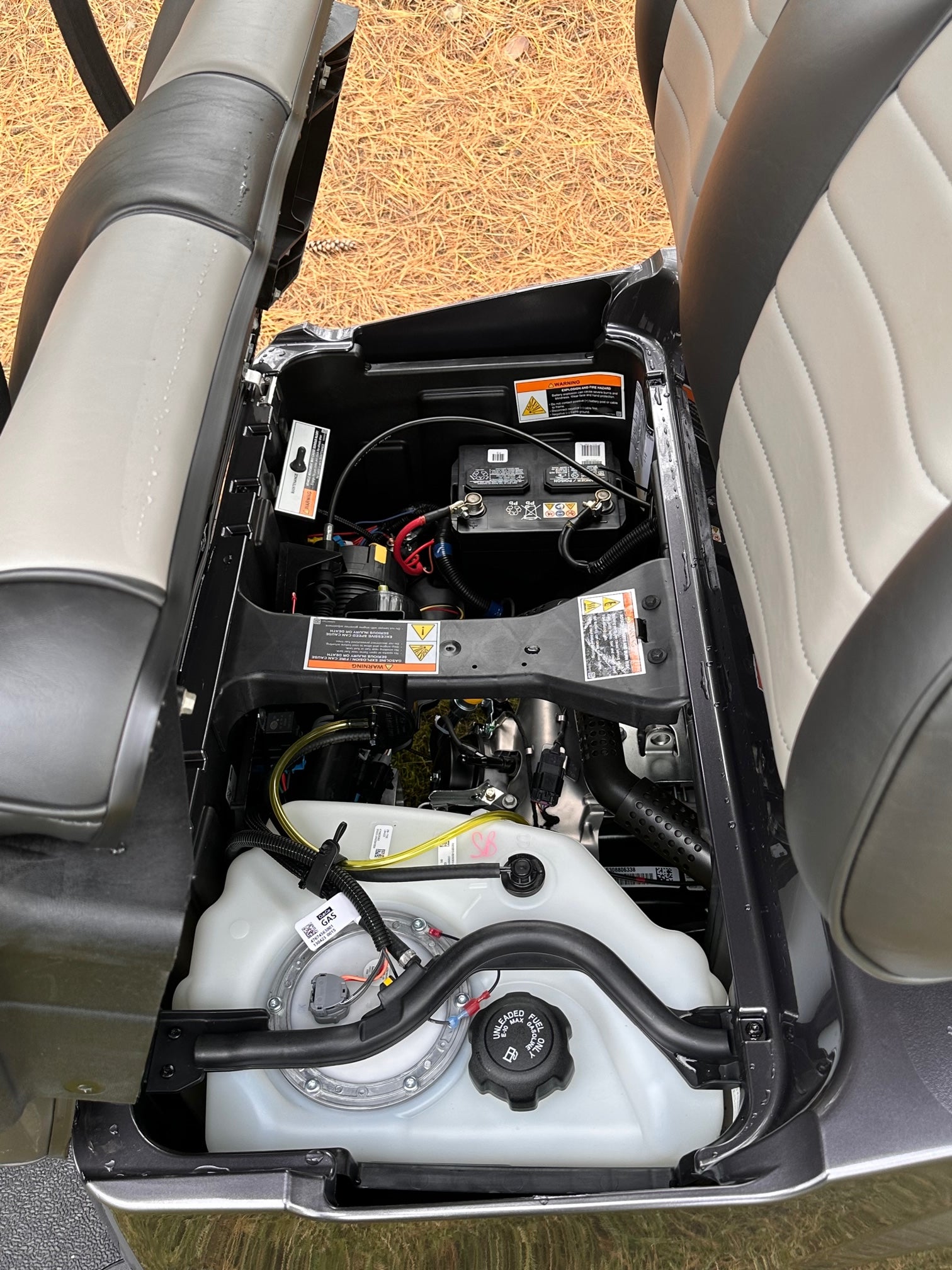 2025 Club Car Onward Gas 4 Passenger Dark Silver Golf Cart