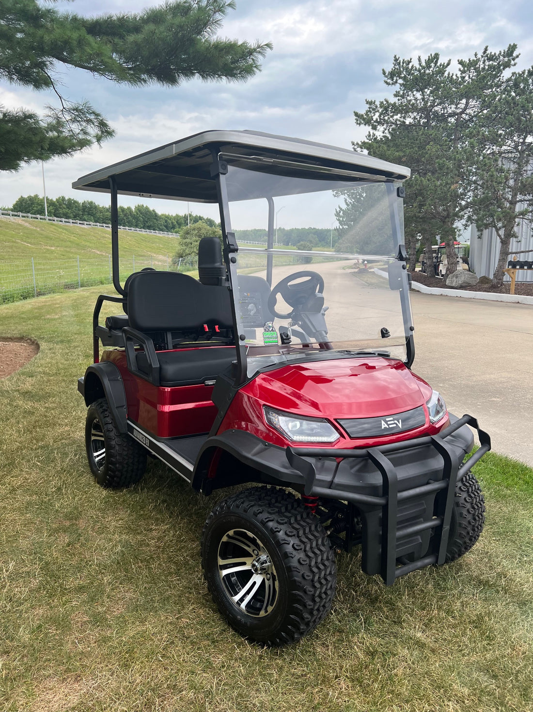 Advanced Ev Advent Click Lithium  Lifted Electric Golf Cart