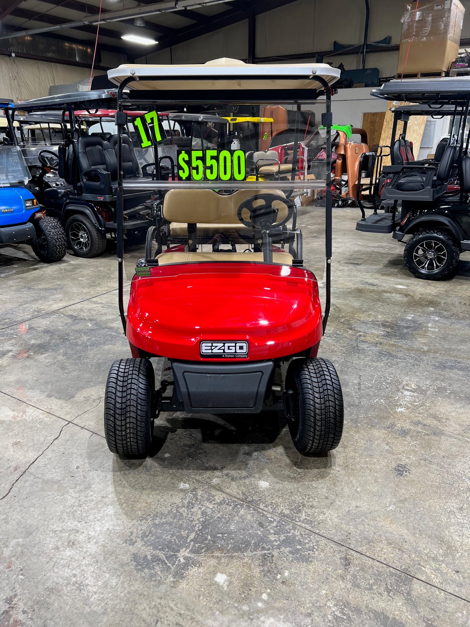 Ezgo TXT  Four  Seater 48 Volt Street Ready Electric Golf Cart