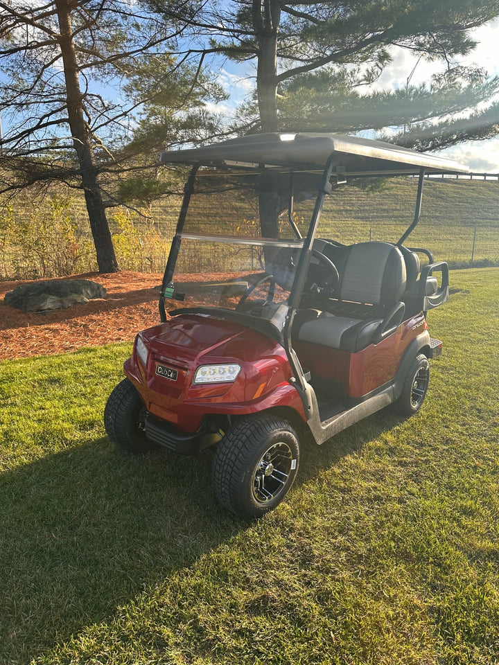 Club Car Onward Gas 4 Passenger Candy Apple Red  Golf Cart