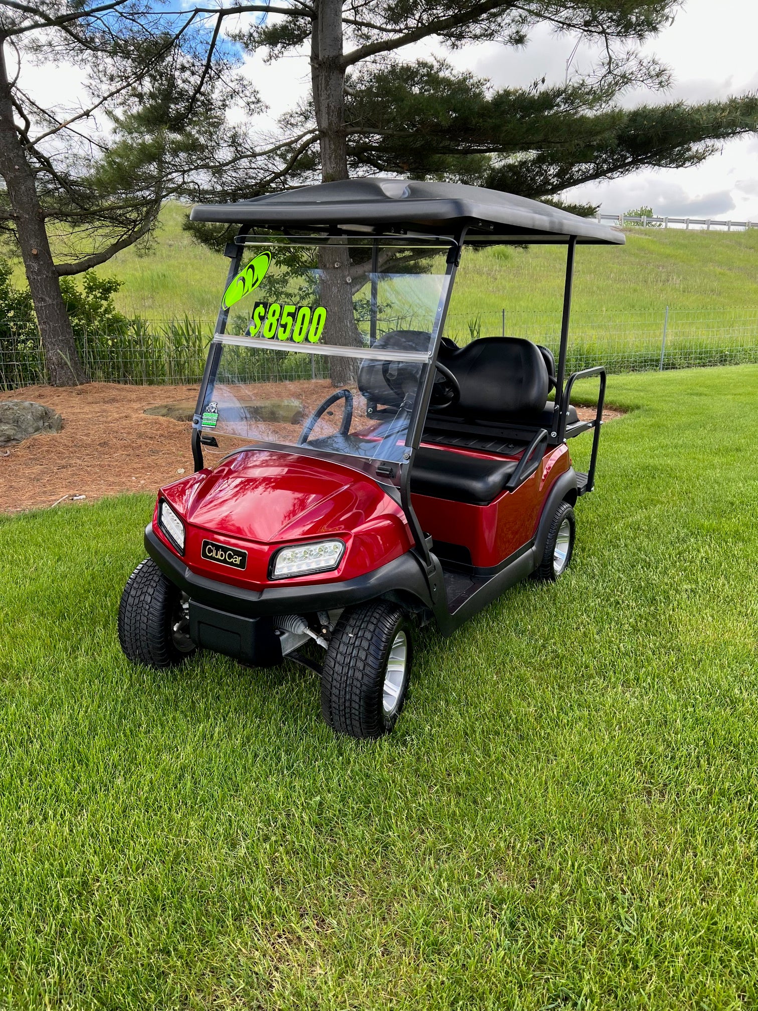 2022 Club Car Tempo Candy Red  Gas 4 Passenger Golf Cart