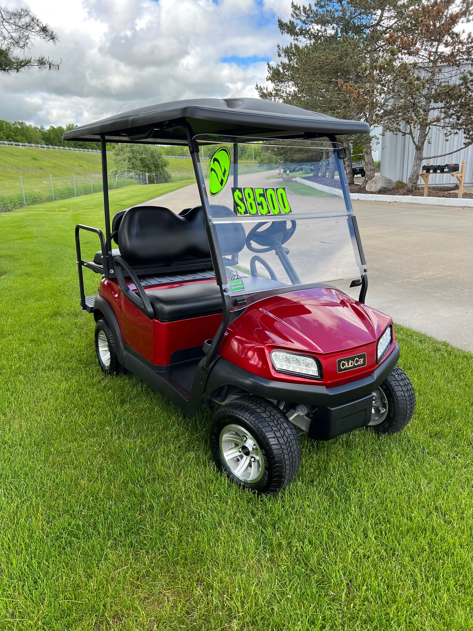 2022 Club Car Tempo Candy Red  Gas 4 Passenger Golf Cart