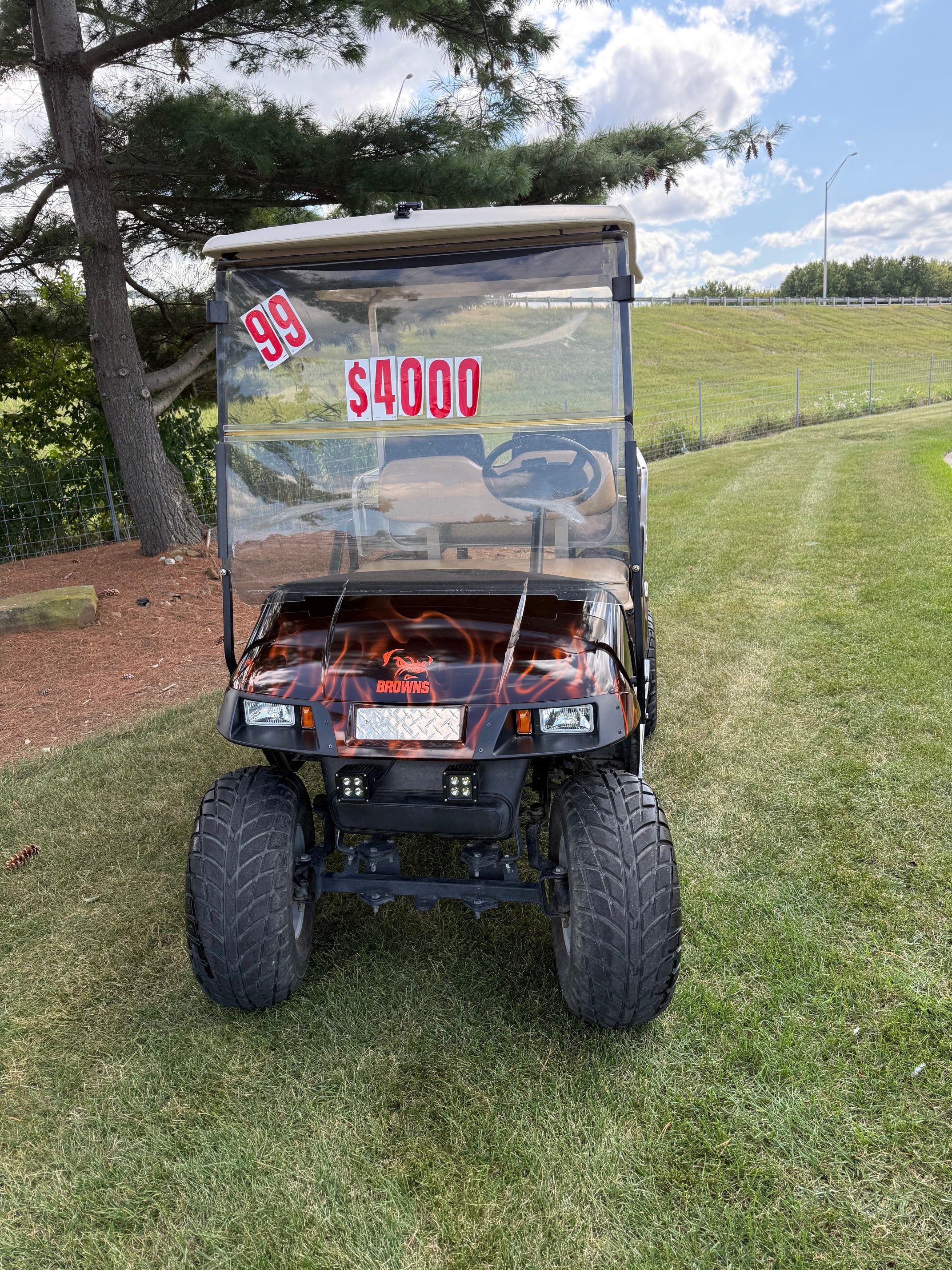 Ezgo  Four Seater Lifted  36  Electric Golf Cart