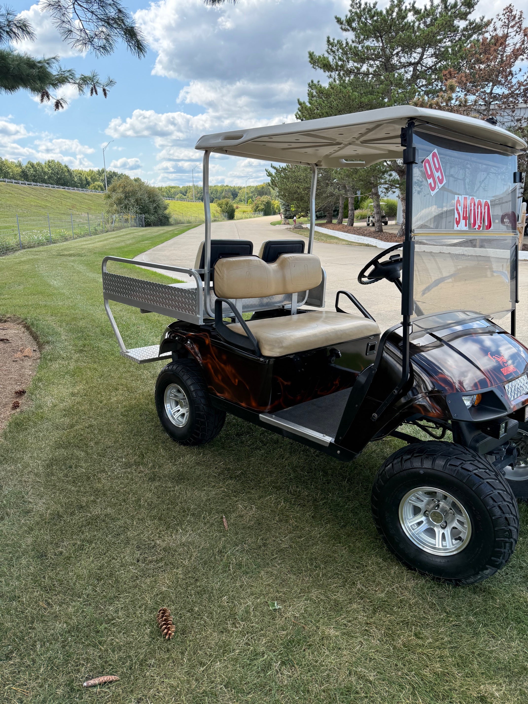 Ezgo  Four Seater Lifted  36  Electric Golf Cart