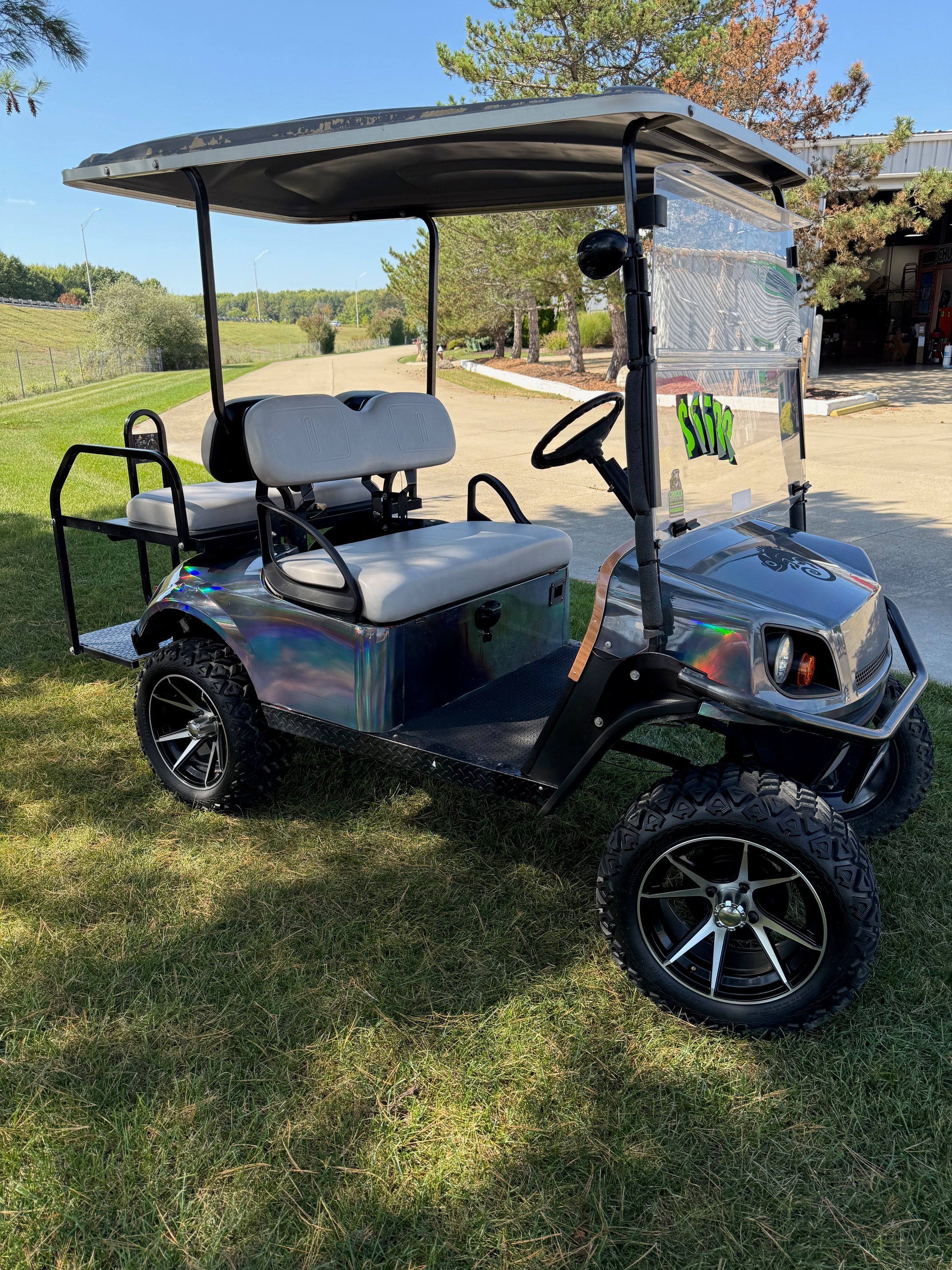 2014 Ezgo S4 Lifted  Electric Four  Passenger Golf Cart