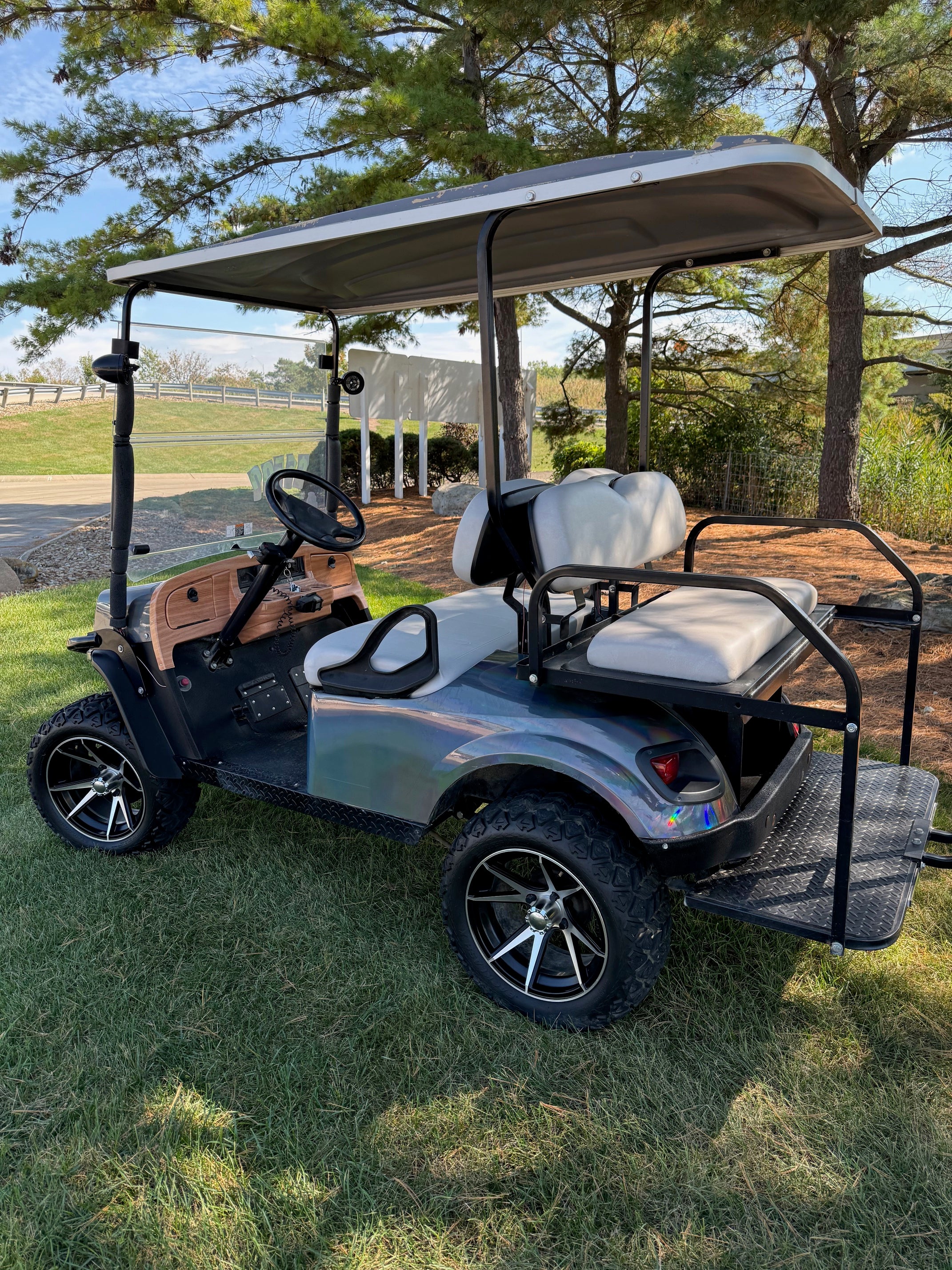 2014 Ezgo S4 Lifted  Electric Four  Passenger Golf Cart