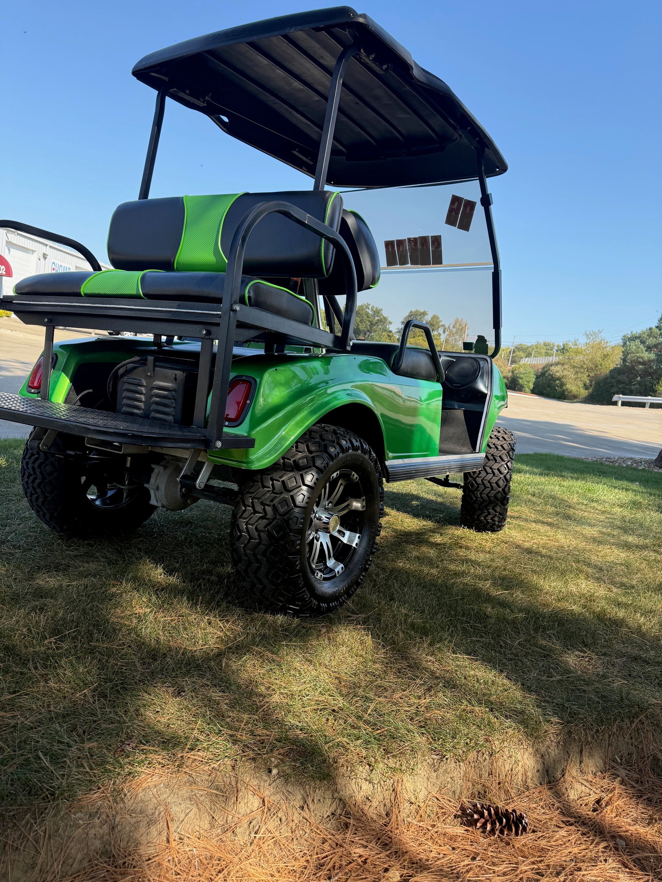 Club Car DS Lifted  Four Seater Electric Street Golf Cart