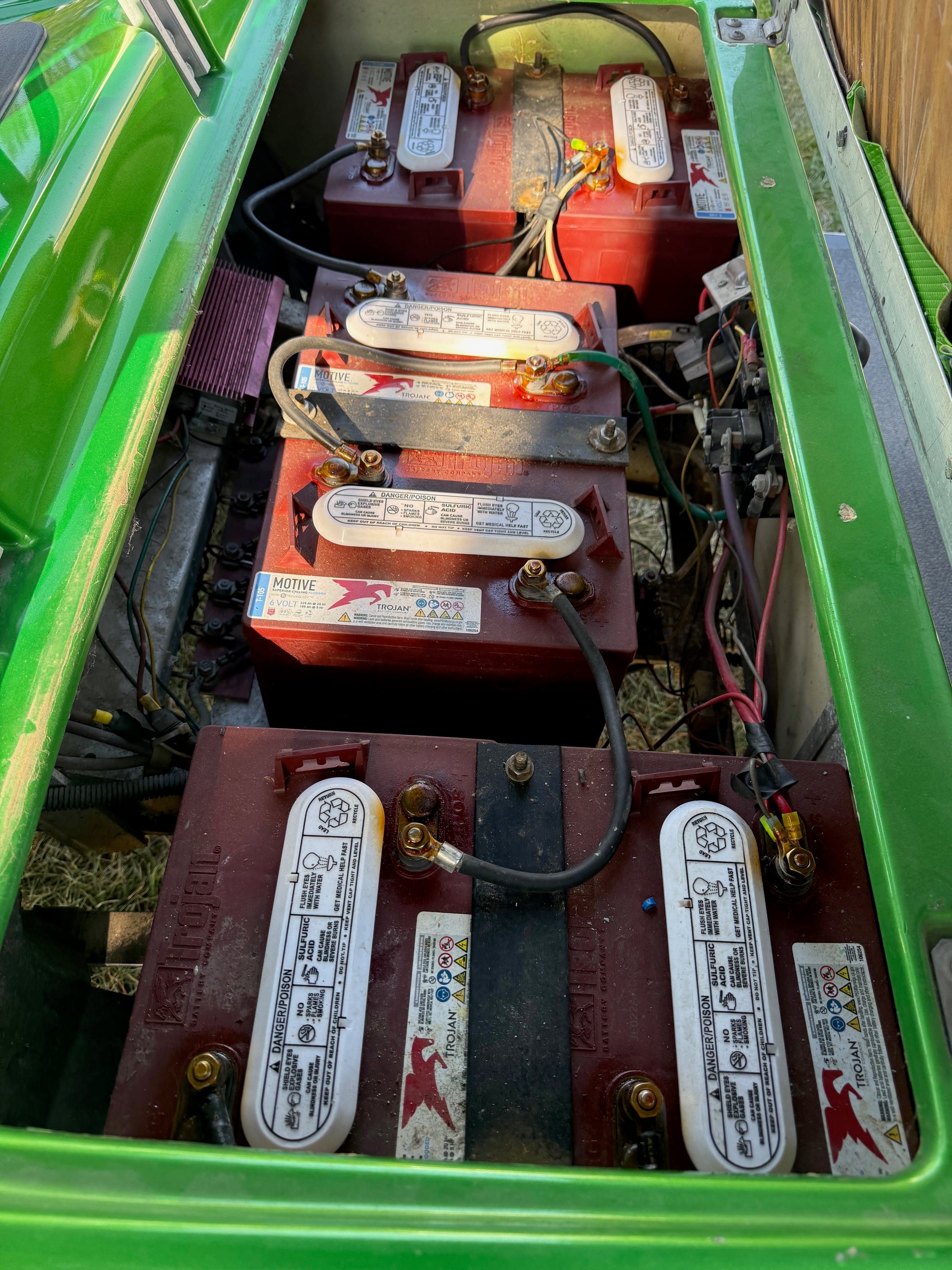 Club Car DS Lifted  Four Seater Electric Street Golf Cart