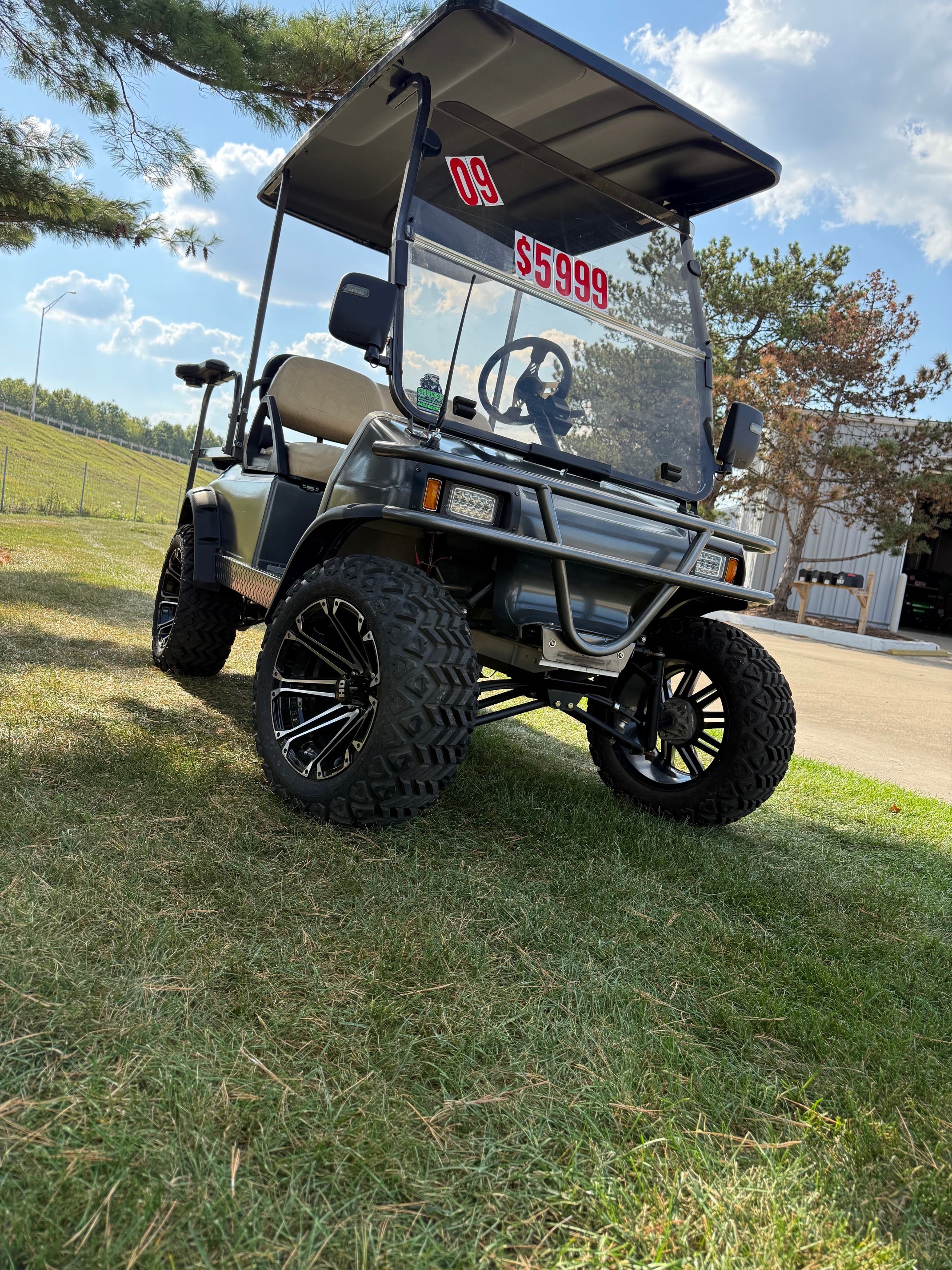 Club Car DS Lifted  Four Seater Electric Street Golf Cart