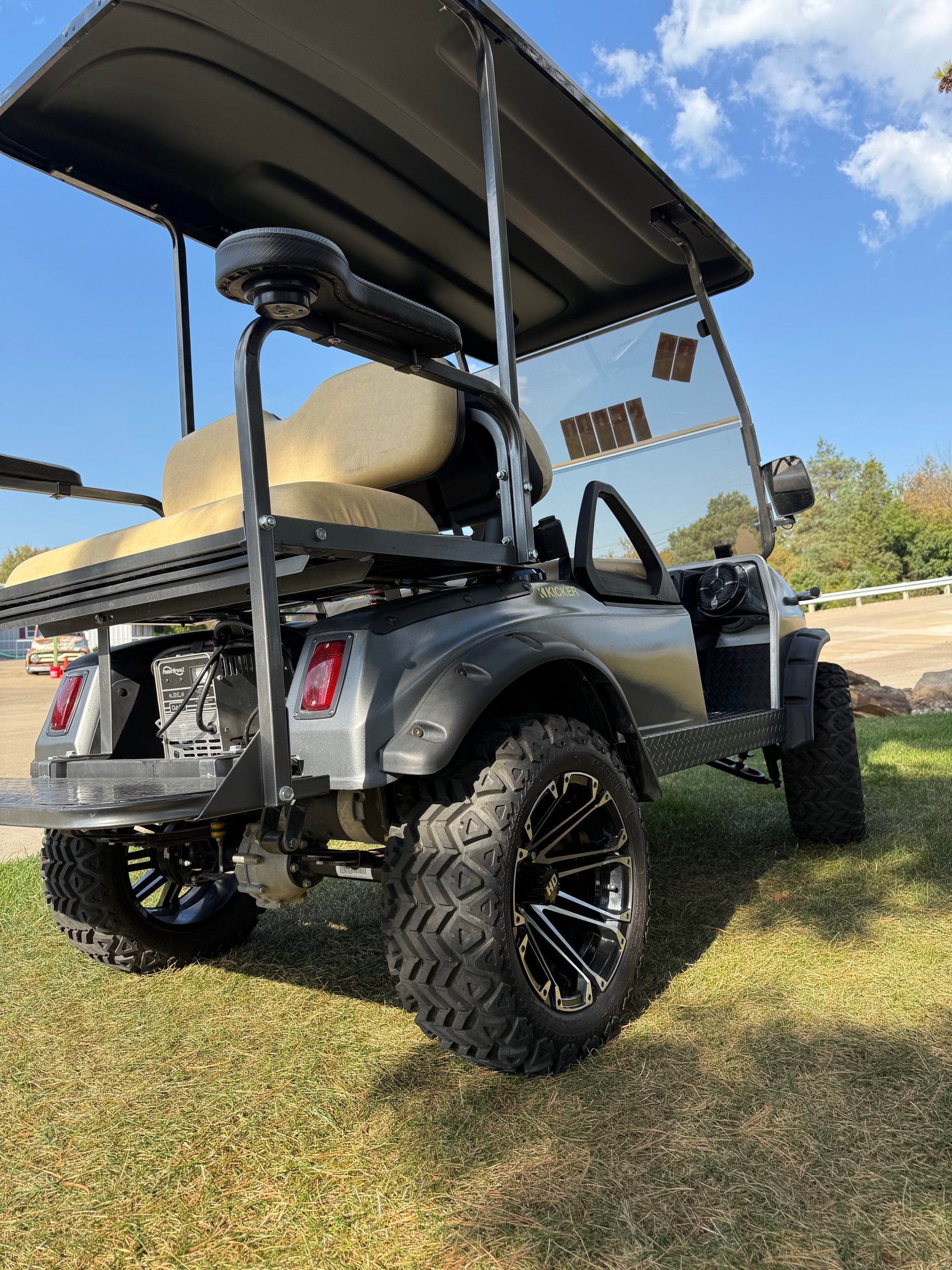 Club Car DS Lifted  Four Seater Electric Street Golf Cart