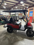 2024 Club Car Precedent Candy Red   Gas 4 Passenger Golf Cart Street Ready