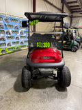 2024 Club Car Precedent Candy Red   Gas 4 Passenger Golf Cart Street Ready