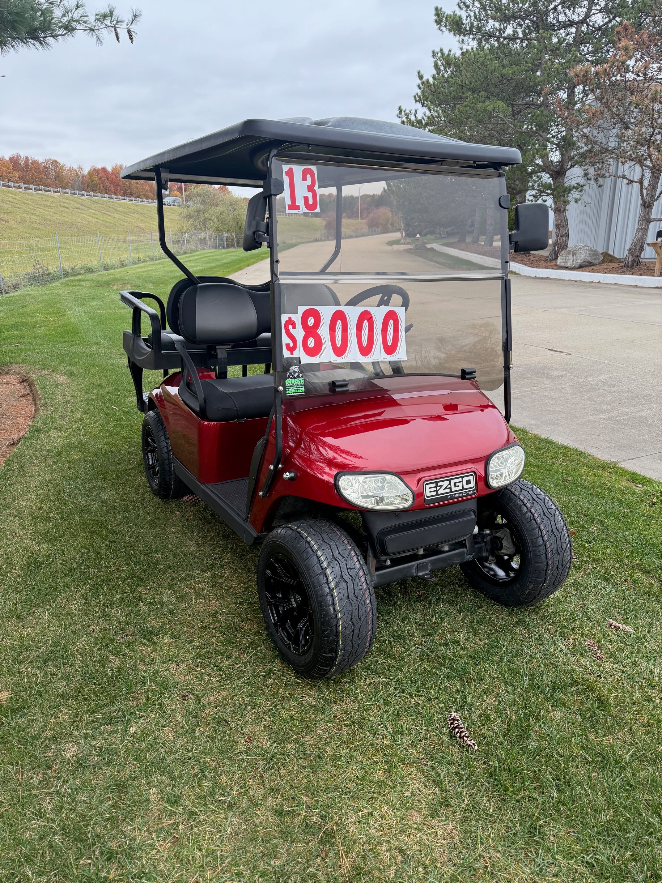 2013 Ezgo Txt Electric  Four Passenger Street Ready  Golf Cart