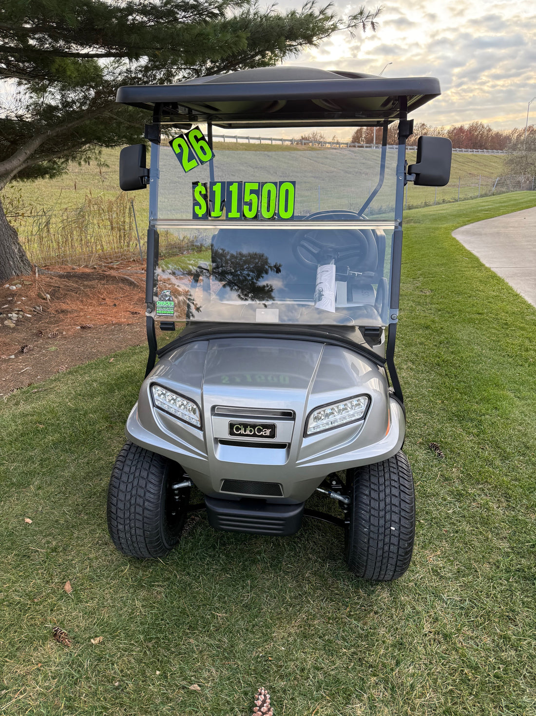 2026 Club Car Onward Gas 4 Passenger  Silver Golf Cart