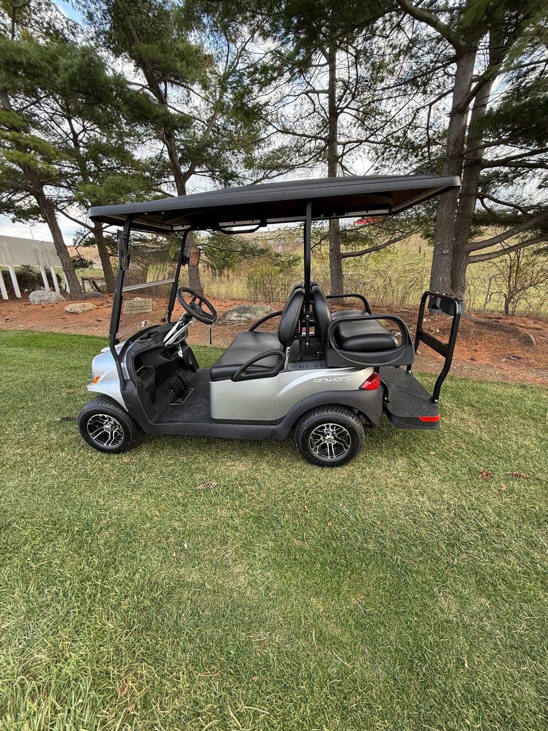 2026 Club Car Onward Gas 4 Passenger  Silver Golf Cart